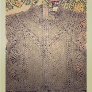 Your Sassy Start Crochet Lace Top - retired color